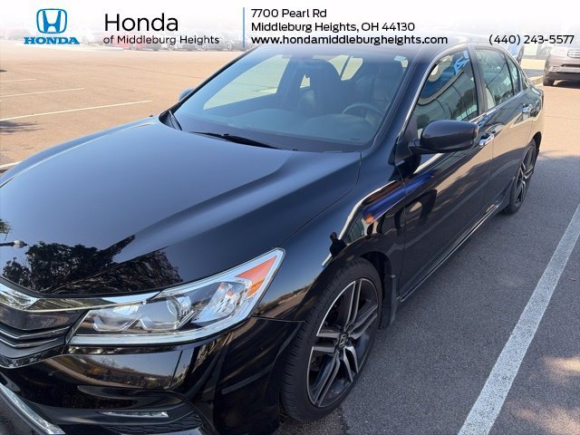 Used 2017 Crystal Black Pearl Honda Sport Special Edition image 1
