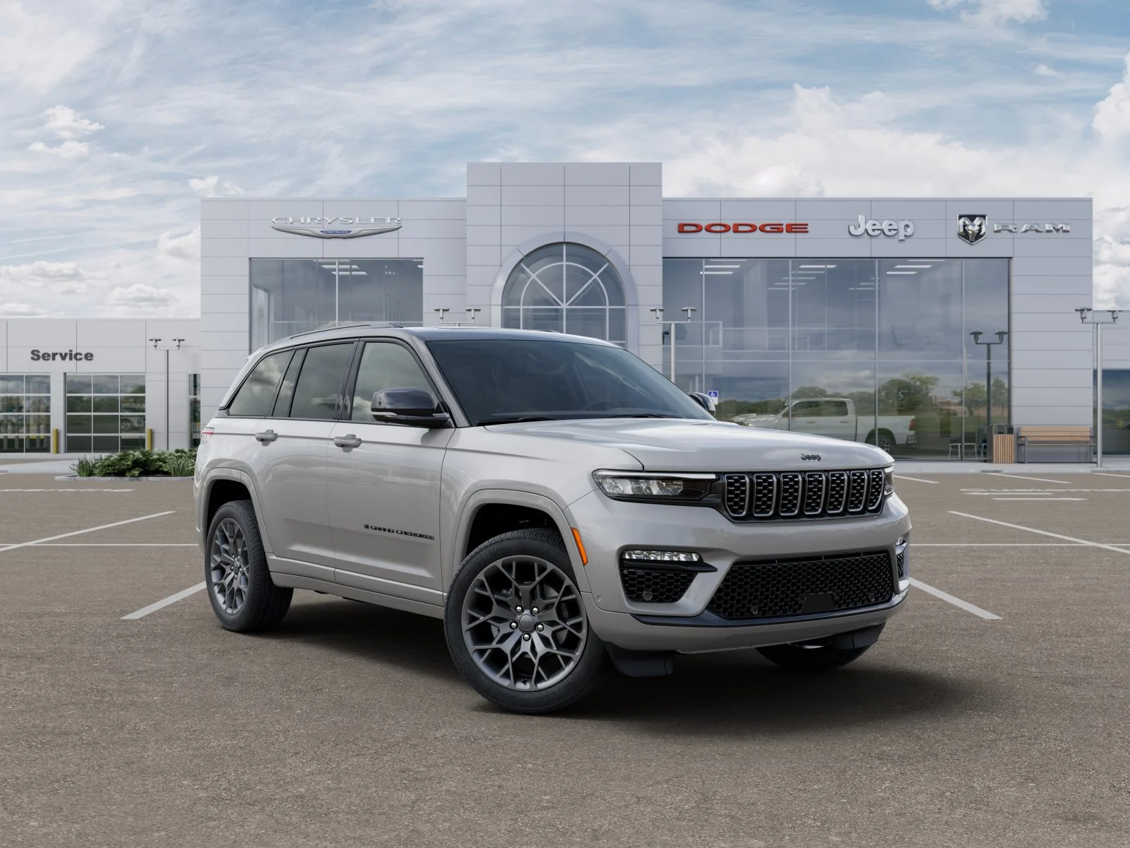 New 2025 Silver Zynith Exterior Paint Jeep Summit Reserve image 45