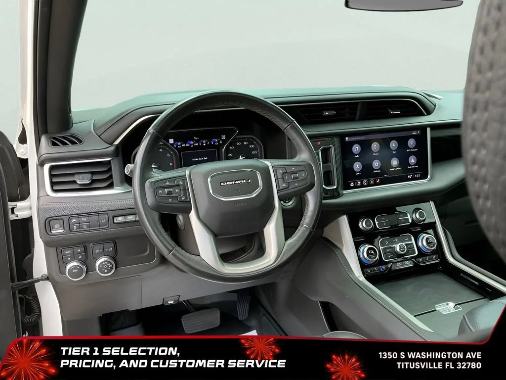 Used 2021 WHITE FROST TRICOAT GMC Denali image 37