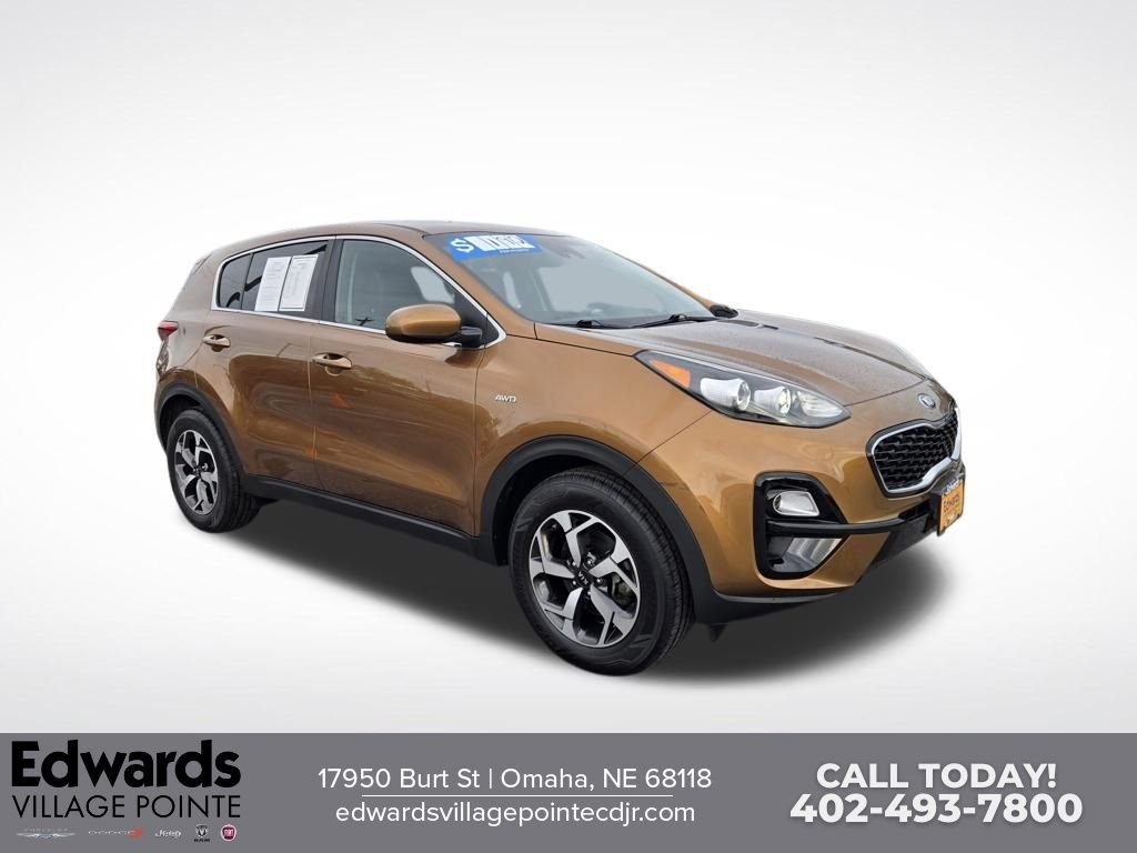 Used 2021 Brown Kia LX image 1