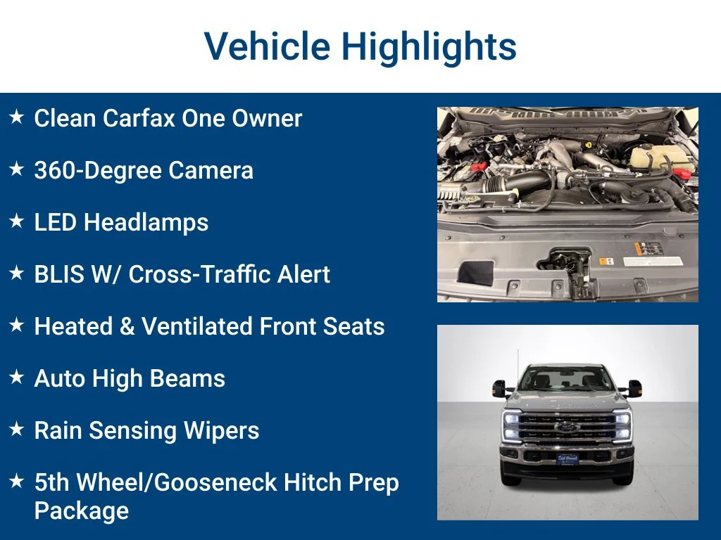 Used 2025 White Ford Lariat image 3