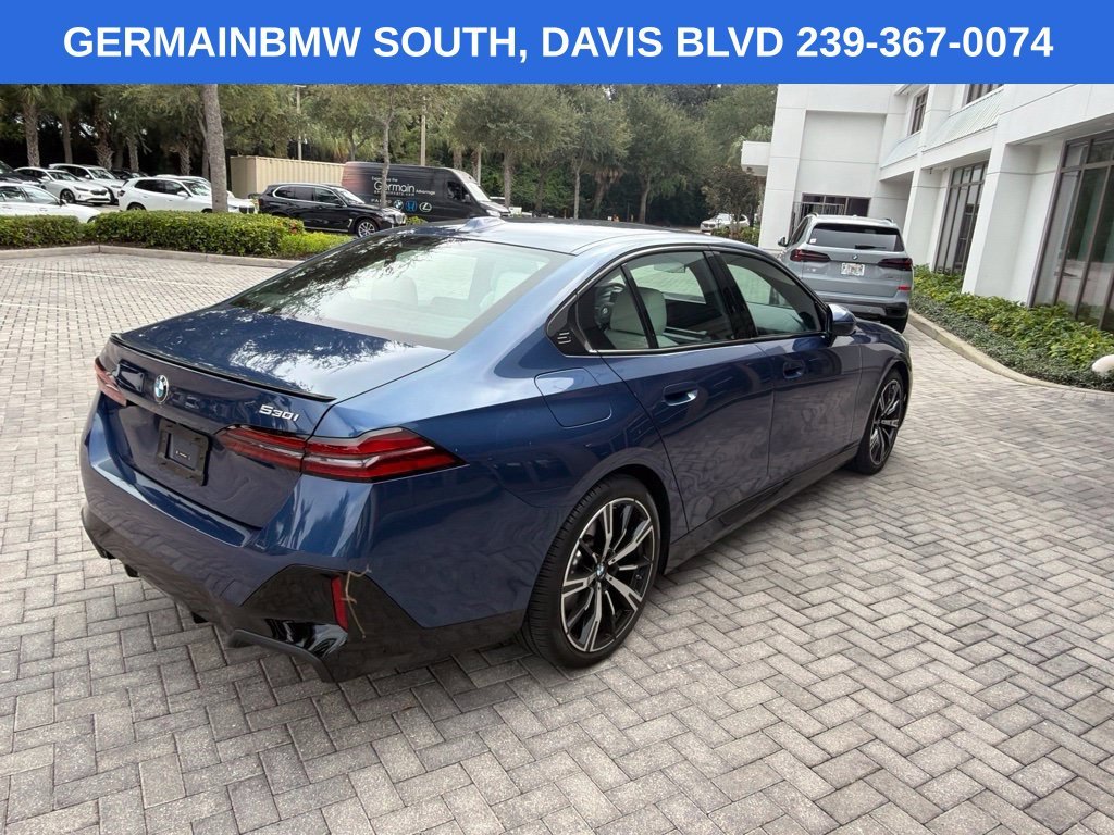 Certified Used 2026 Phytonic Blue Metallic BMW 530i image 6