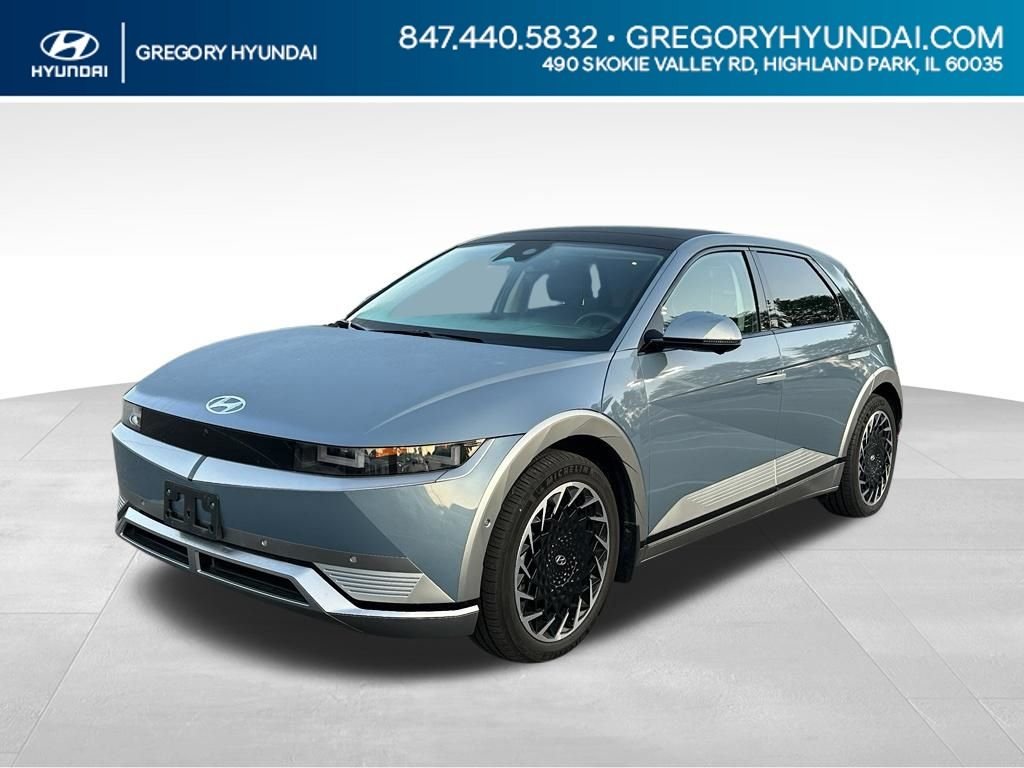 Certified Used 2023 Blue Hyundai Limited image 1