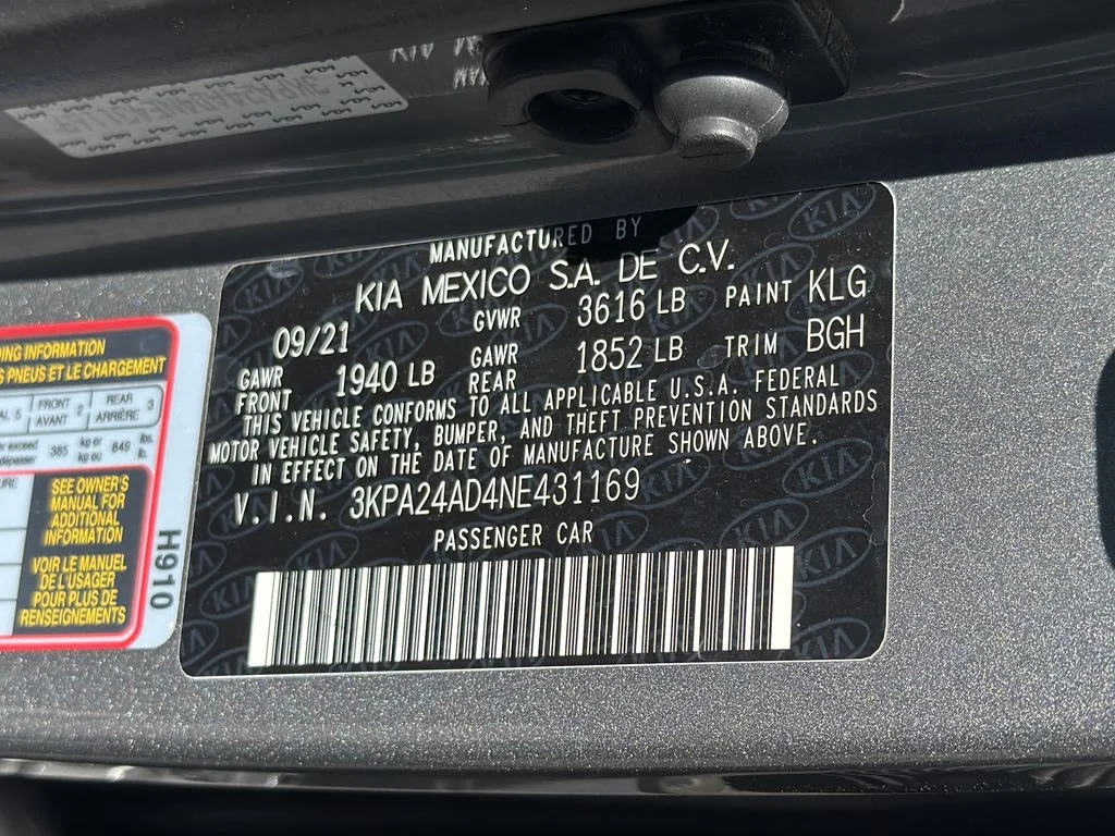 Used 2022 Gray Kia S image 27