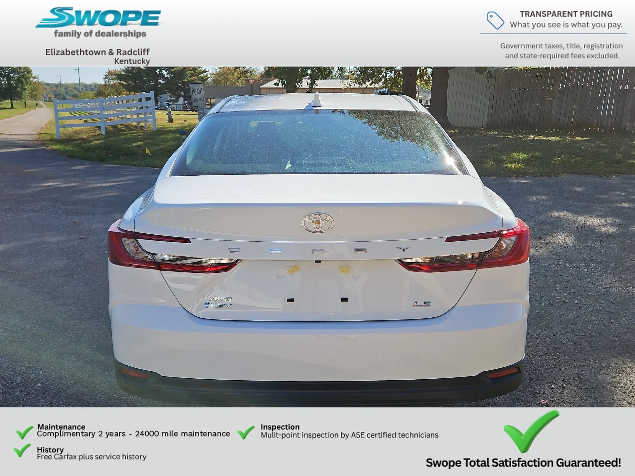 New 2027 Ice Cap Toyota LE image 4
