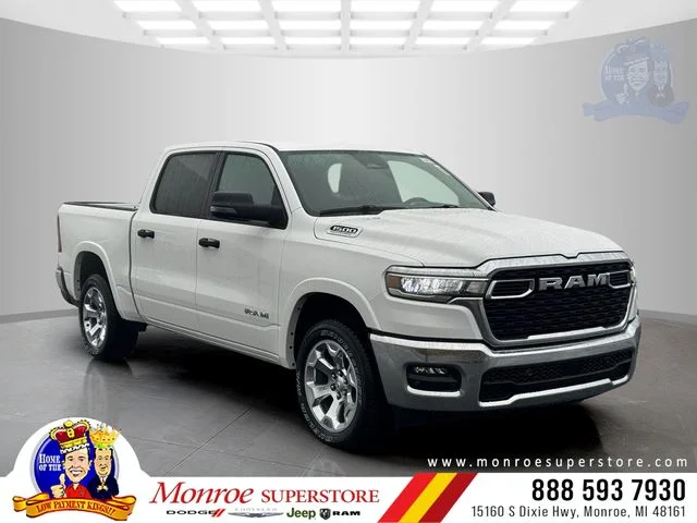 New 2026 Bright White Clear-Coat Exterior Paint RAM BIG HORN image 1