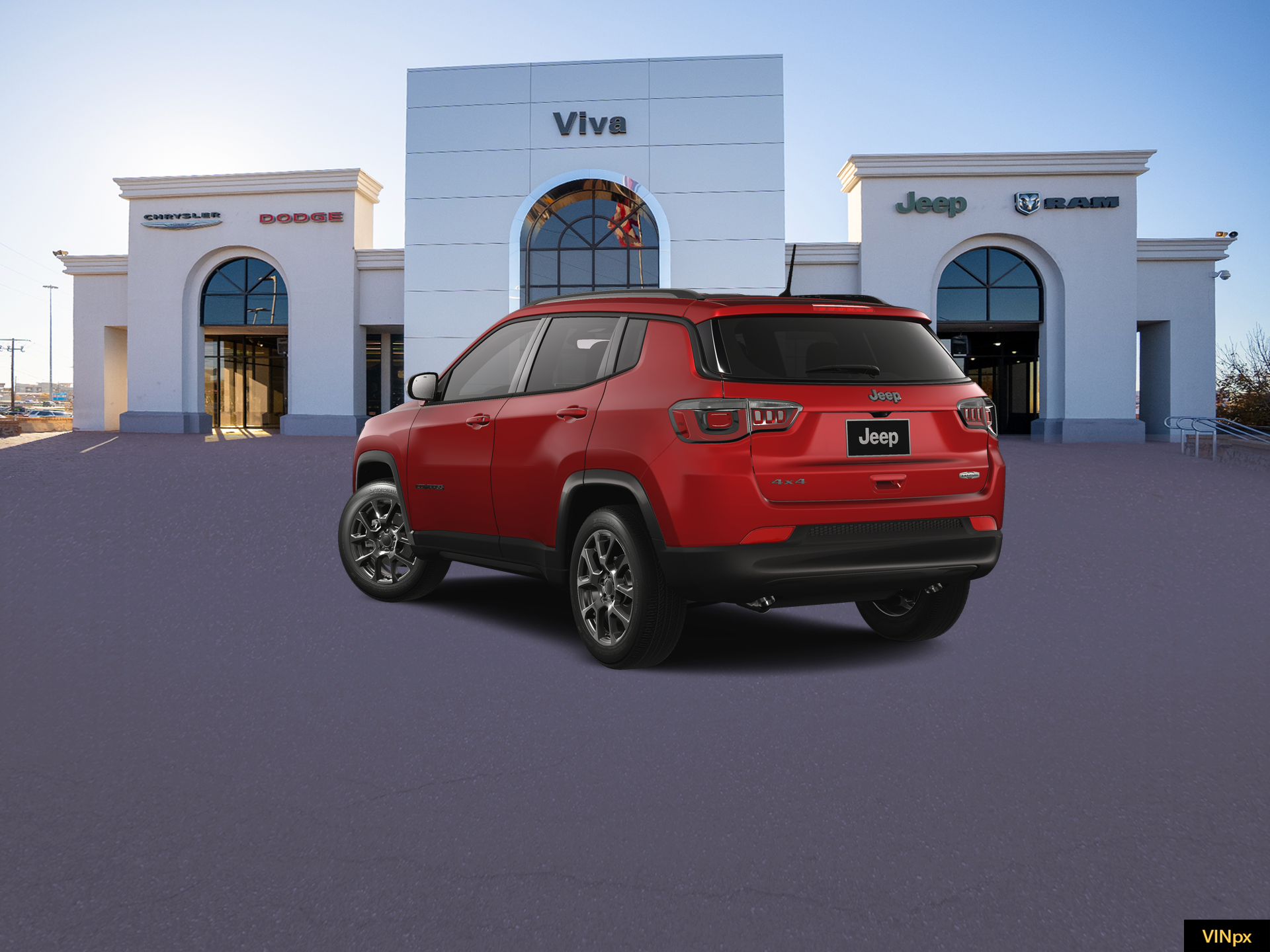 New 2026 Red Hot Pearl-Coat Exterior Paint Jeep Latitude image 17