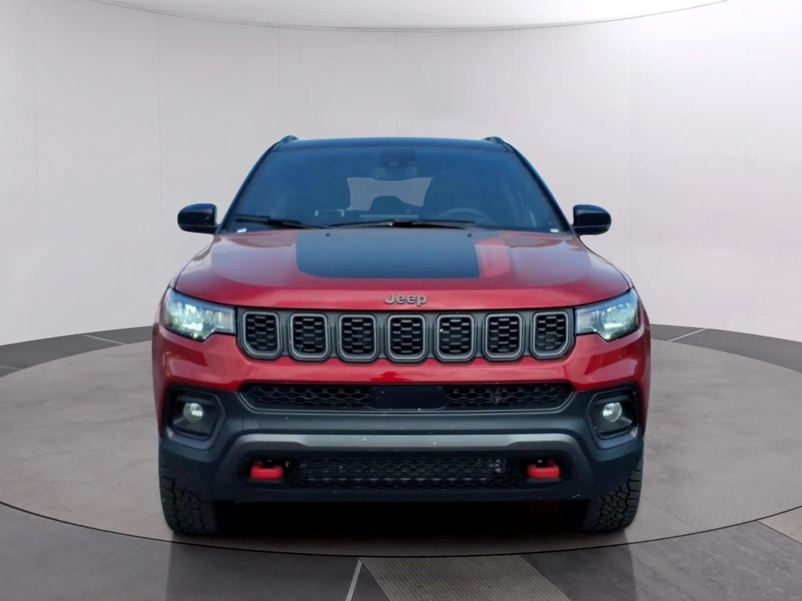 Used 2025 Red Hot Pearlcoat Jeep Trailhawk image 8