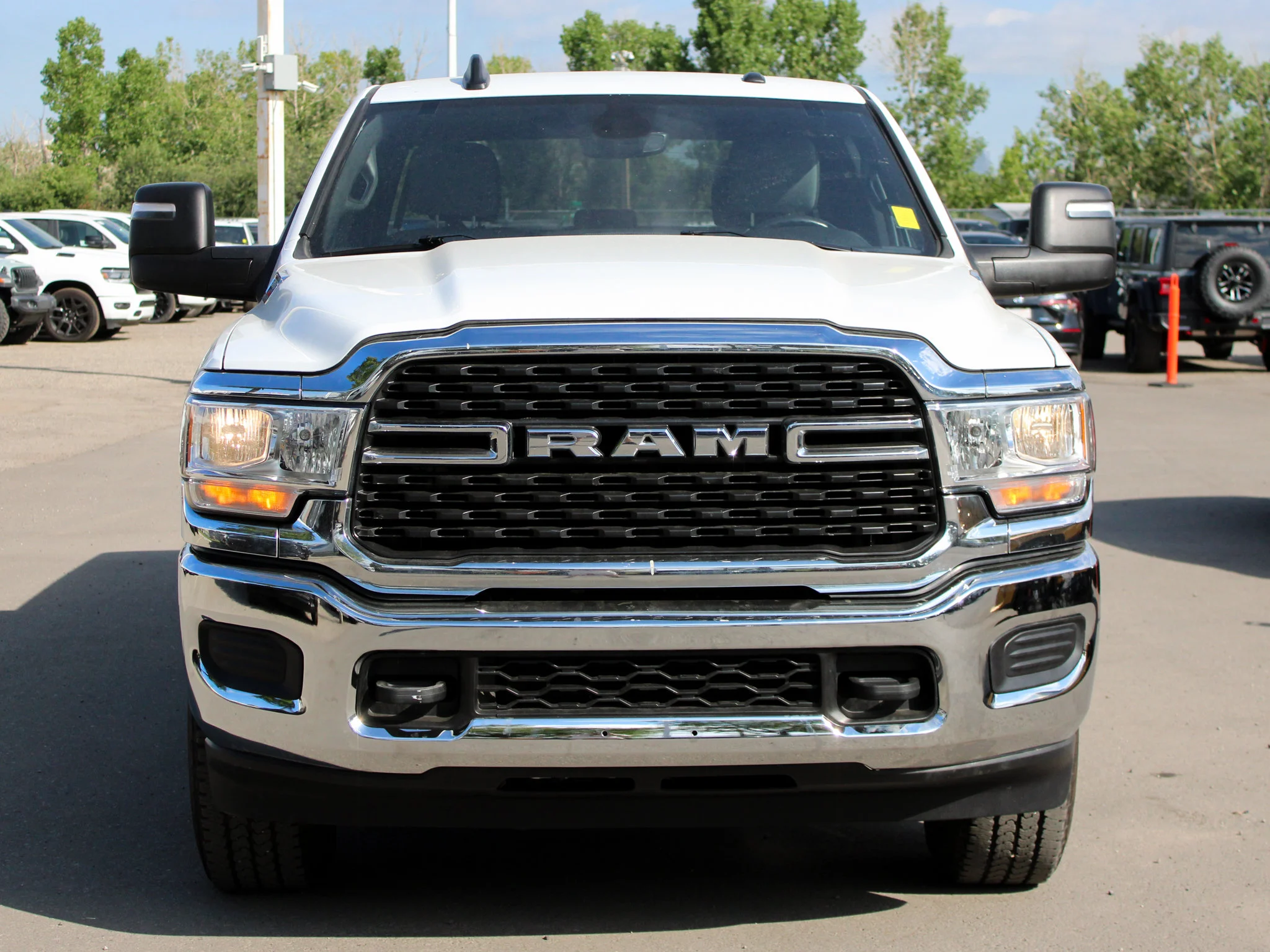 Certified Used 2023 White RAM Big Horn*No Accidents | Long Box | Backup Camera | Remote Start | Rear Air Suspension | Diesel image 11