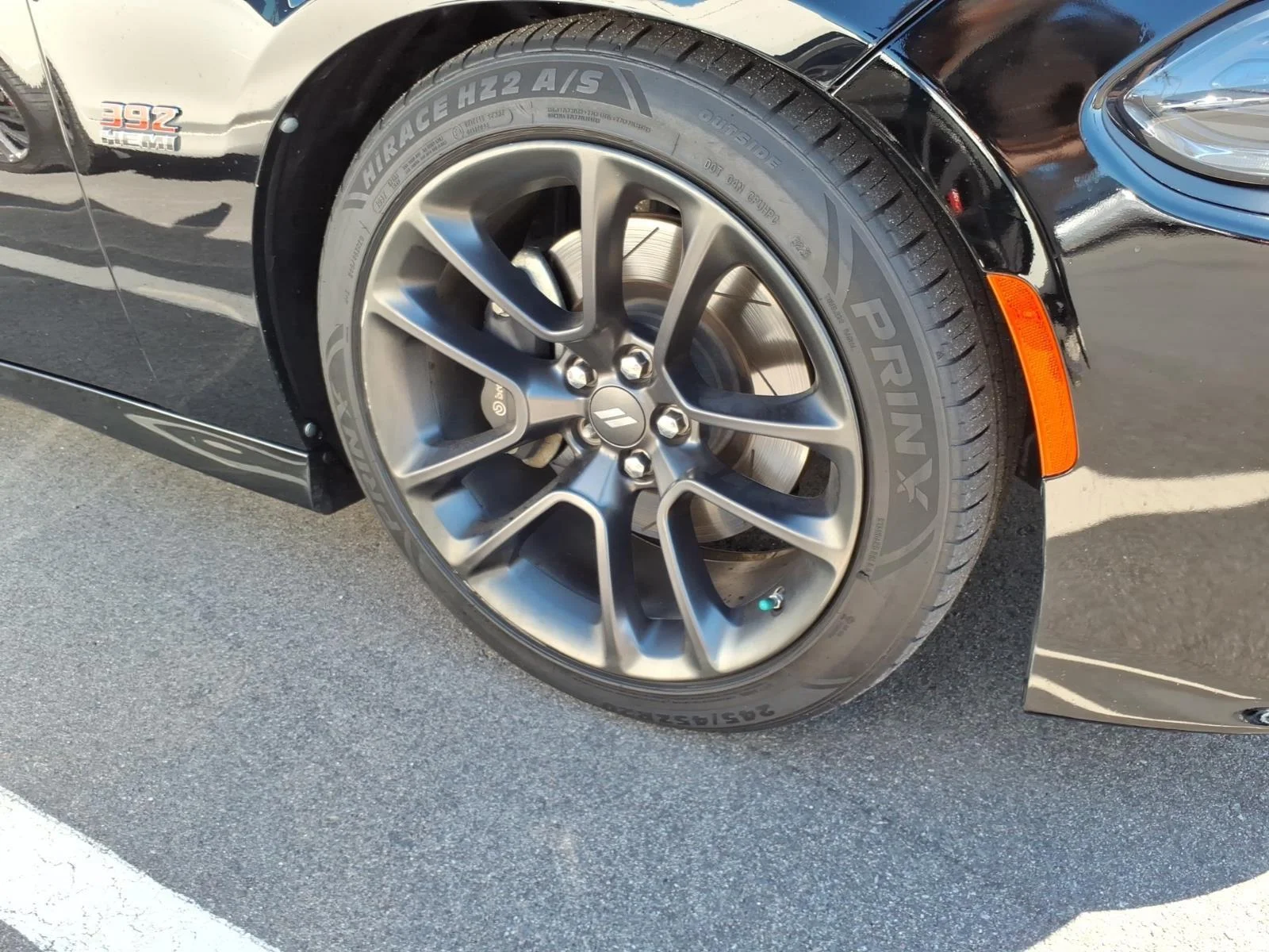 Used 2020 Pitch Black Clearcoat Dodge Scat Pack image 8