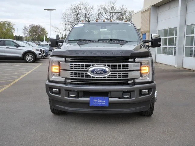 Certified 2019 Ford F-350 Super Duty Platinum with VIN 1FT8W3DT4KEE22205 for sale in Apple Valley, Minnesota