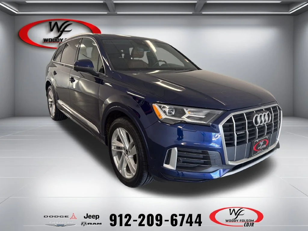 Used 2021 Blue Audi 45 Premium Plus image 1