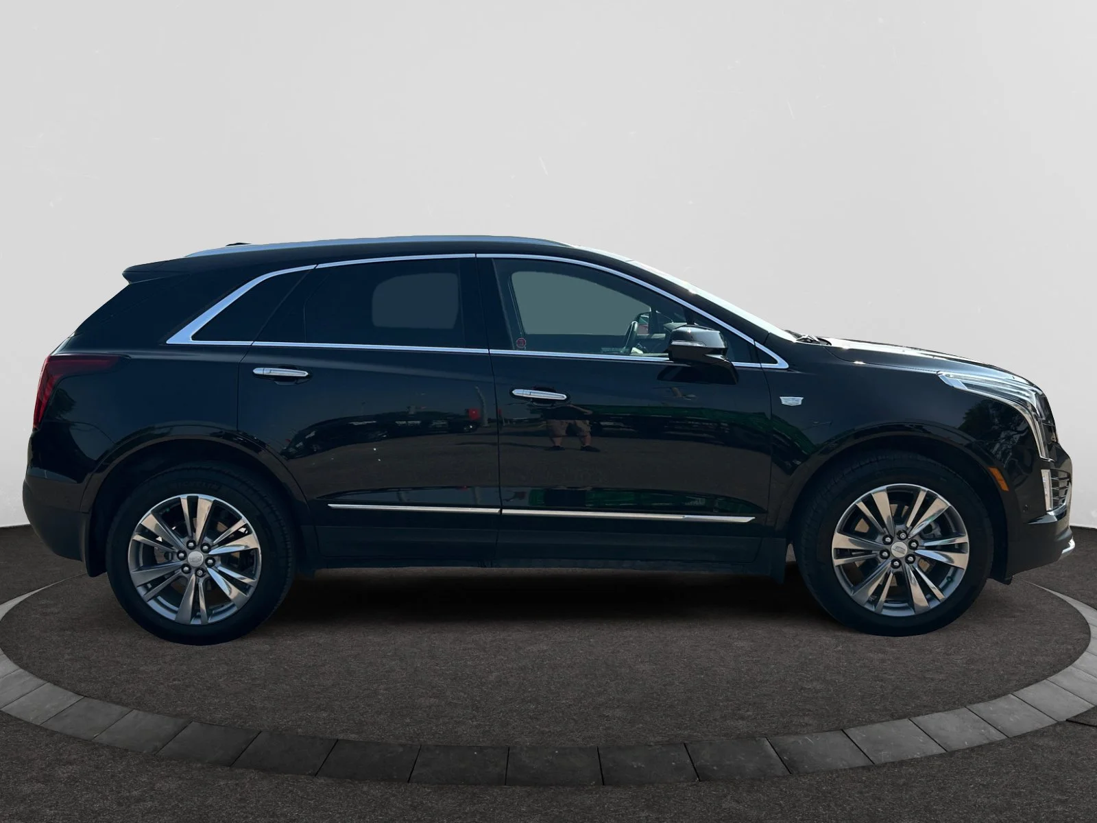 Certified Used 2025 STELLAR BLACK METALLIC Cadillac AWD Premium Luxury Leather Sunroof Nav image 6