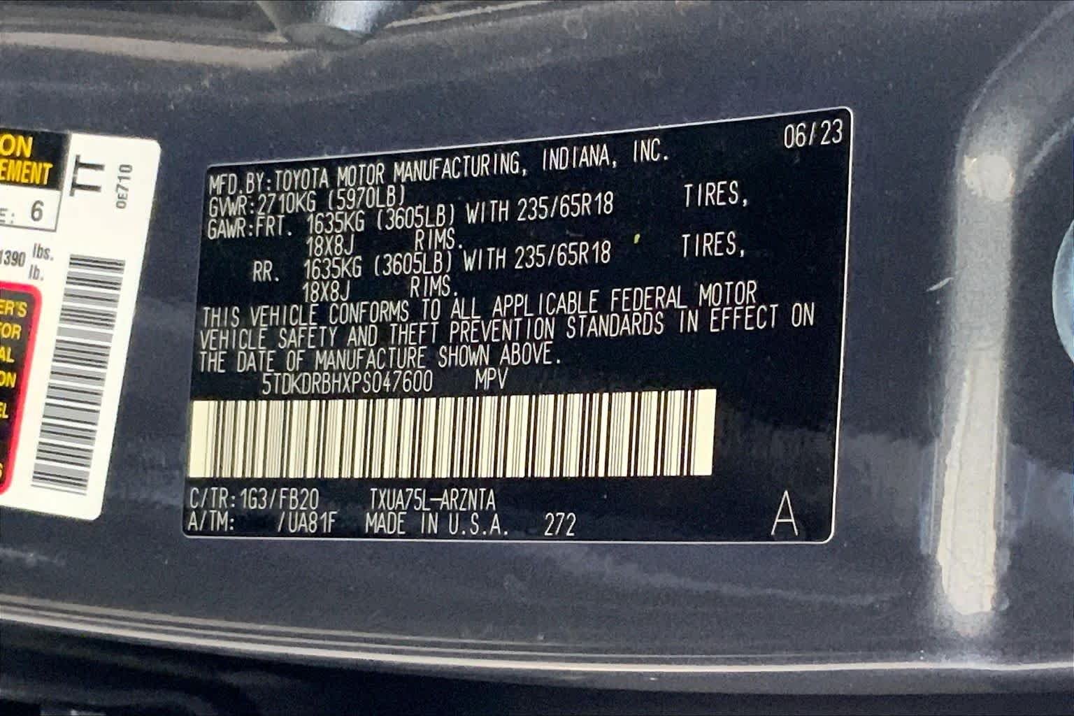 Used 2023 Magnetic Gray Metallic Toyota L image 37