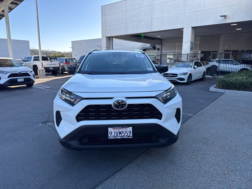 Used 2021 White Toyota LE image 2
