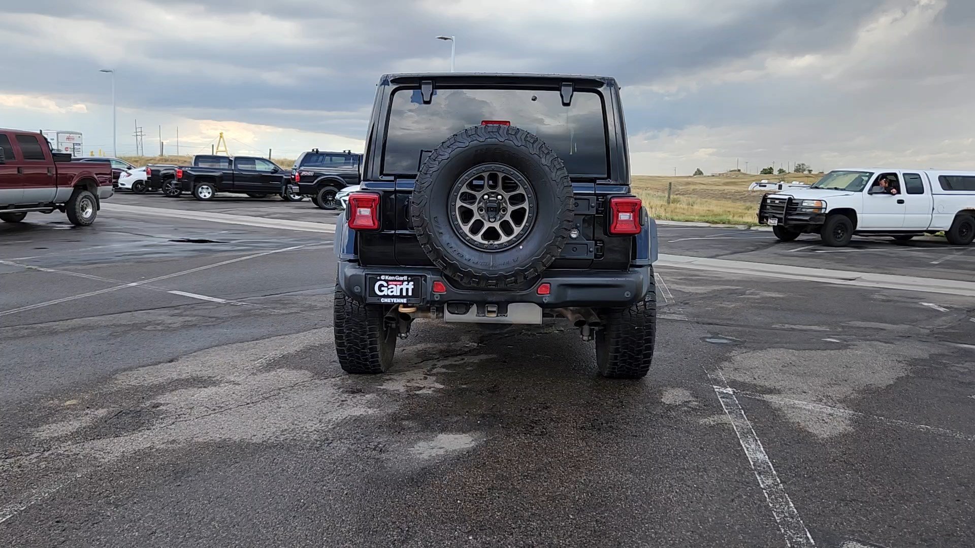 Used 2021 Black Clearcoat Jeep Unlimited Rubicon 392 image 3