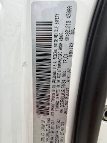 Used 2020 Bright White Clearcoat Ram Tradesman image 24