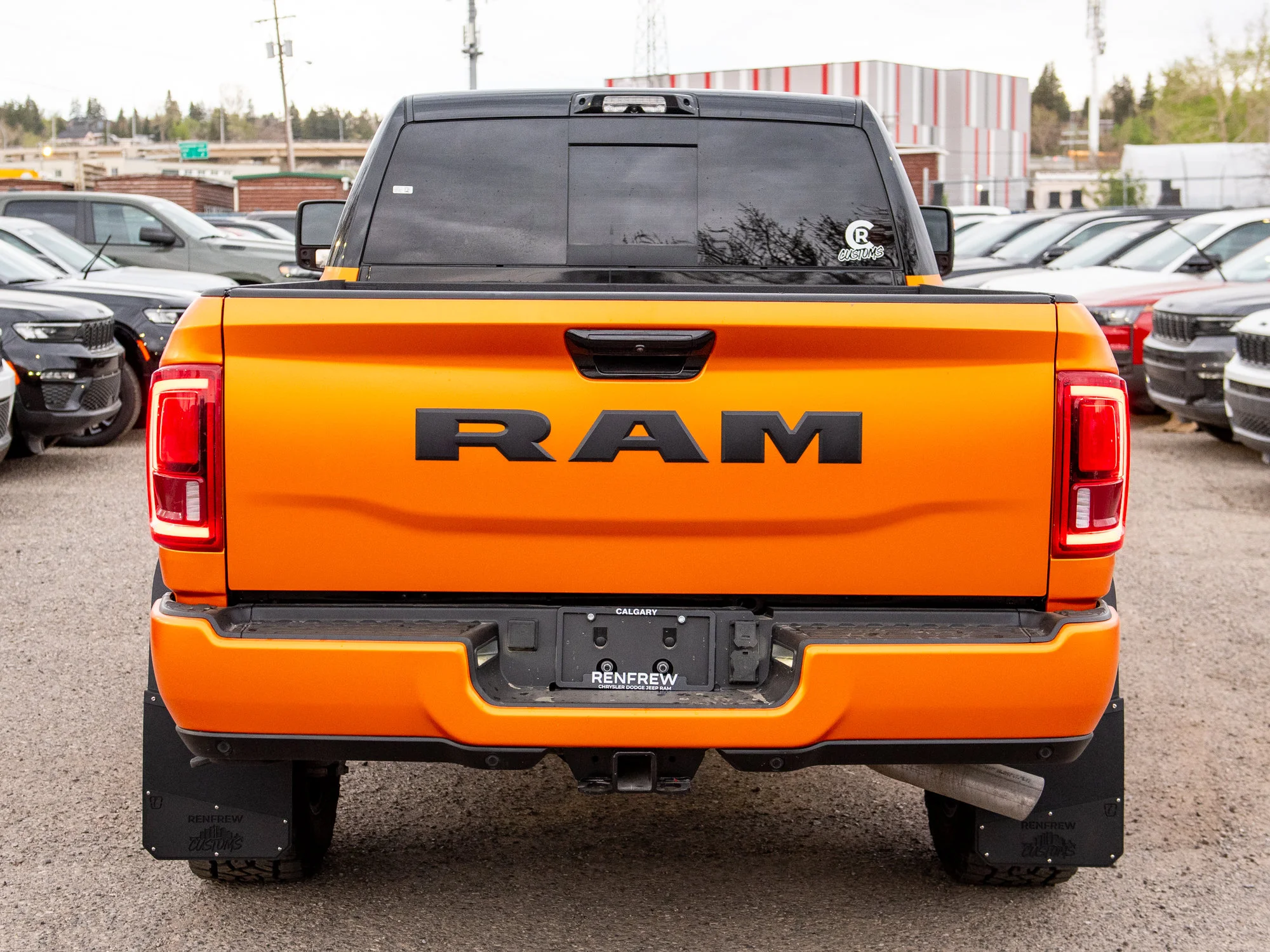Used 2026 Black RAM Limited* Mega Cab, 2 Inch Lift, 35 Inch Tires, Fuel Wheels image 6