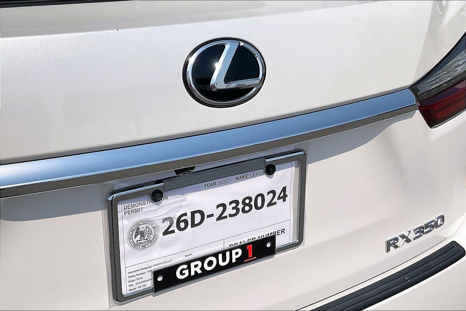 Used 2022 Eminent White Pearl Lexus  image 29
