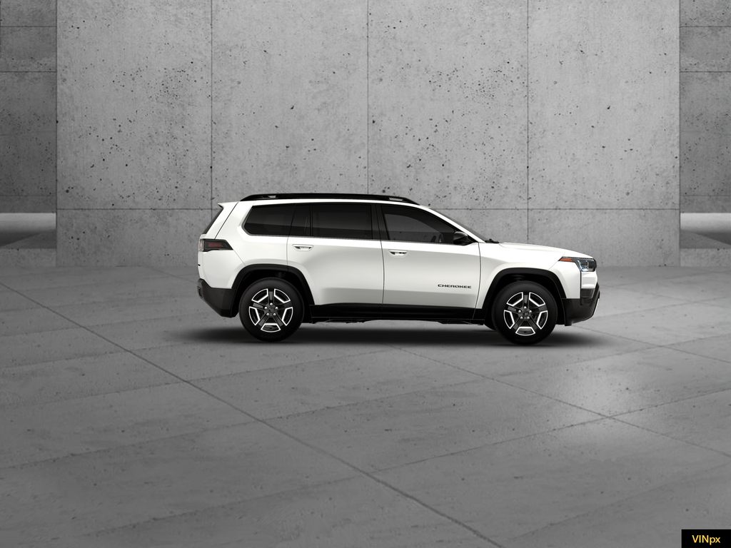 New 2026 Bright White Clear-Coat Exterior Paint Jeep Limited image 8