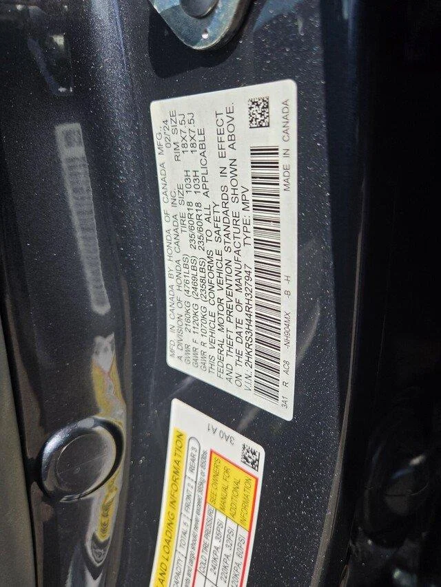 Certified Used 2024 Meteorite Gray Metallic Honda EX image 34