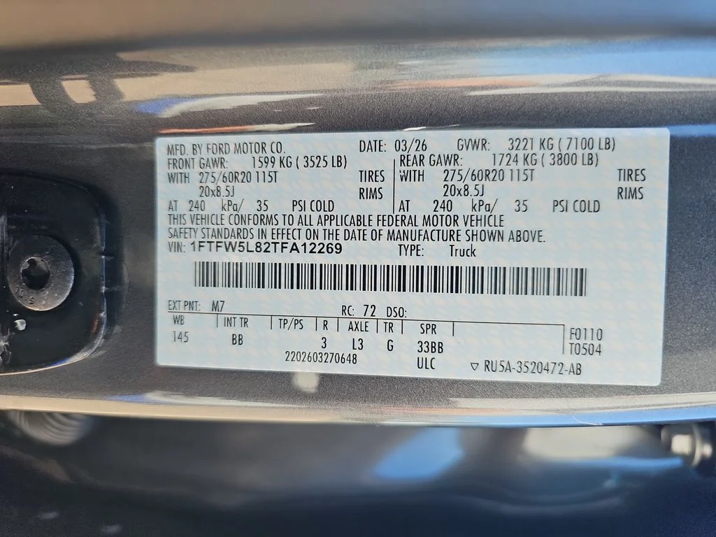 New 2026 Carbonized Gray Metallic Ford Lariat® image 42
