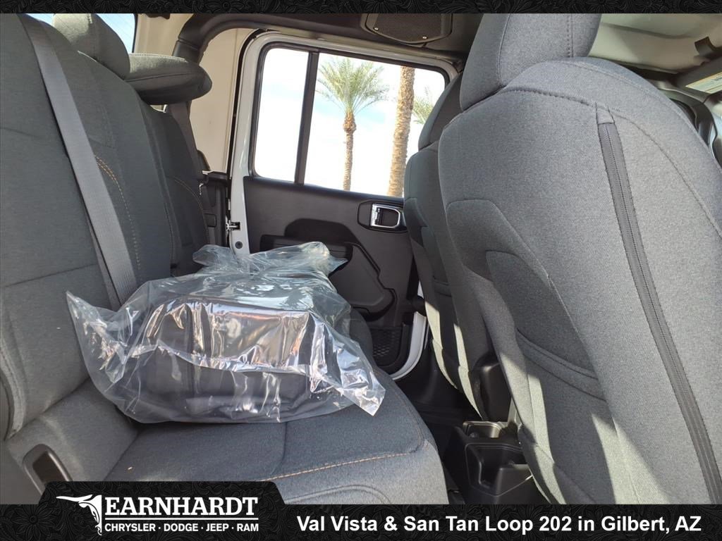 New 2025 Bright White Clearcoat Jeep Sport S image 9