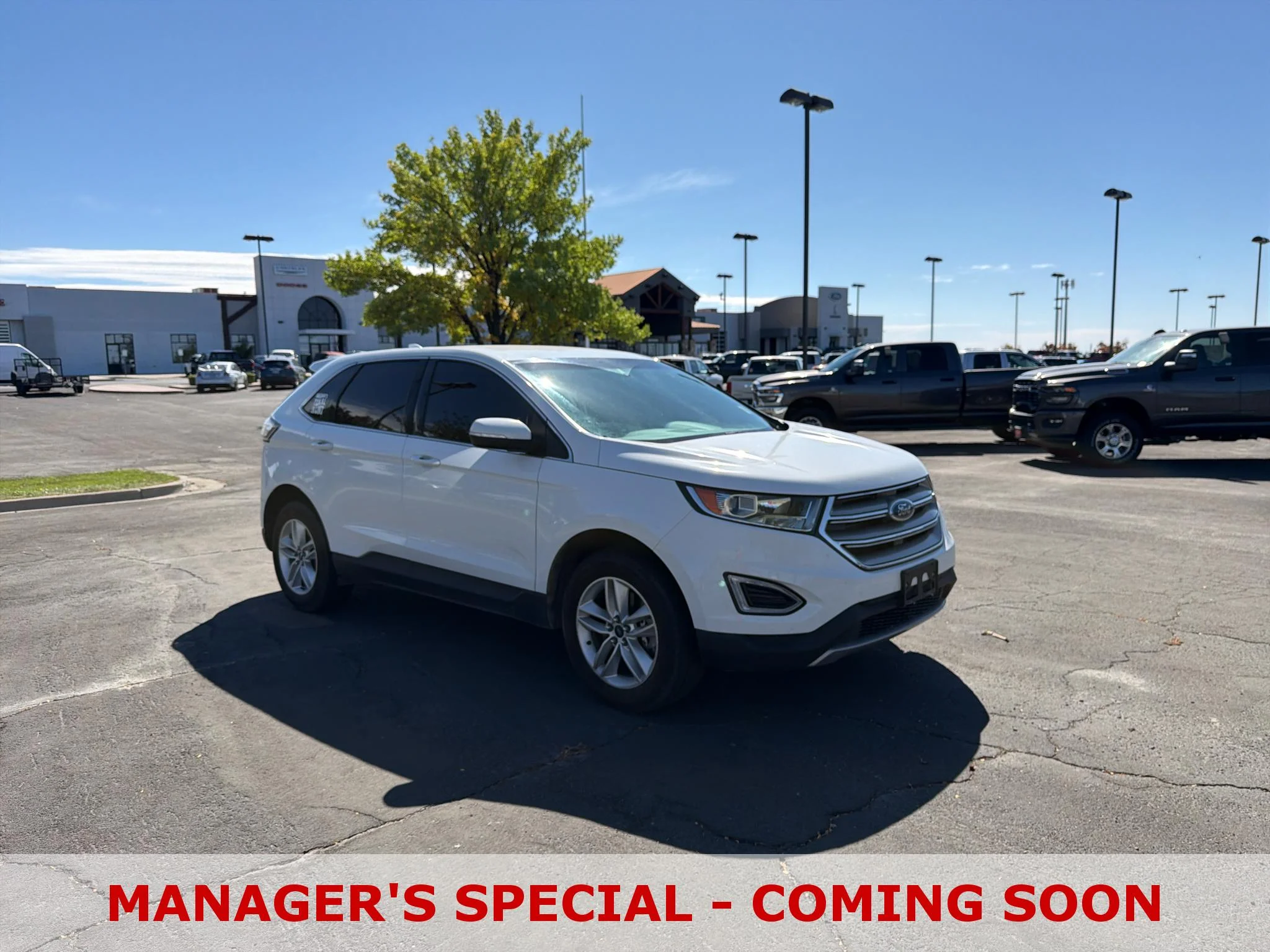 Used 2017 Oxford White Ford SEL image 3