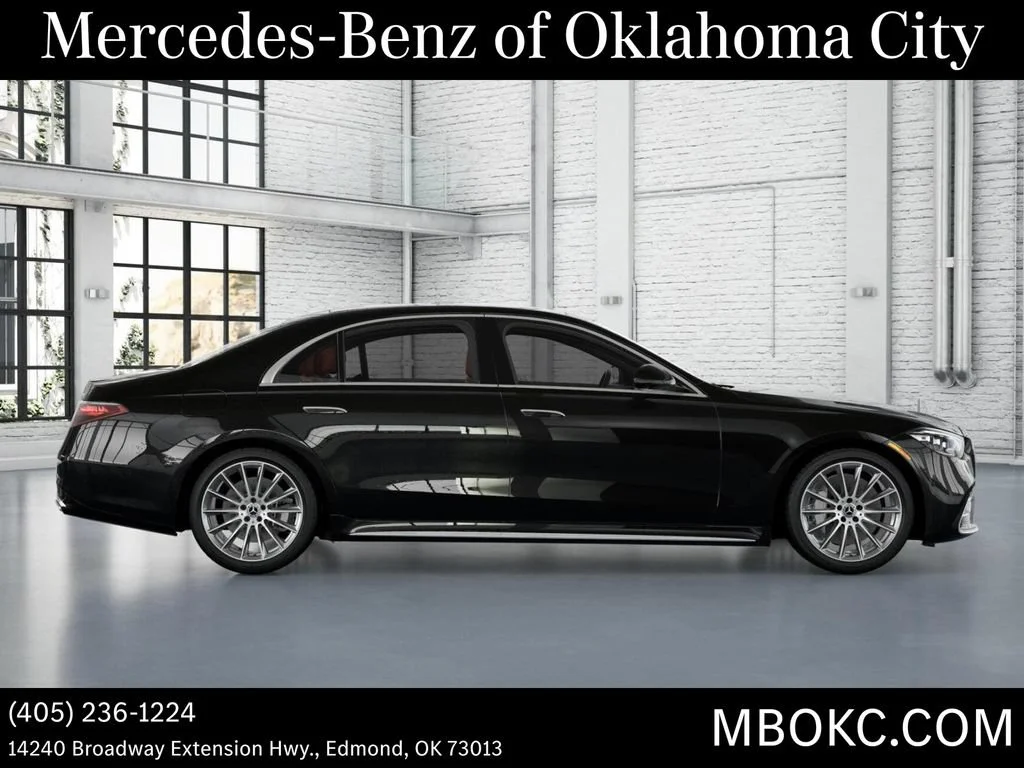 New 2026 Obsidian Black Metallic Mercedes-Benz S 580 image 2