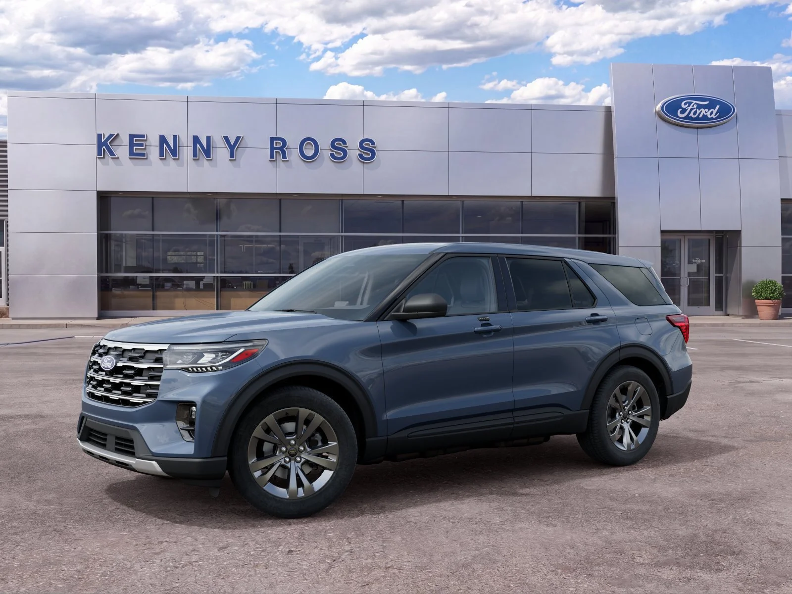 New 2027 Vapor Blue Metallic Ford Active image 2
