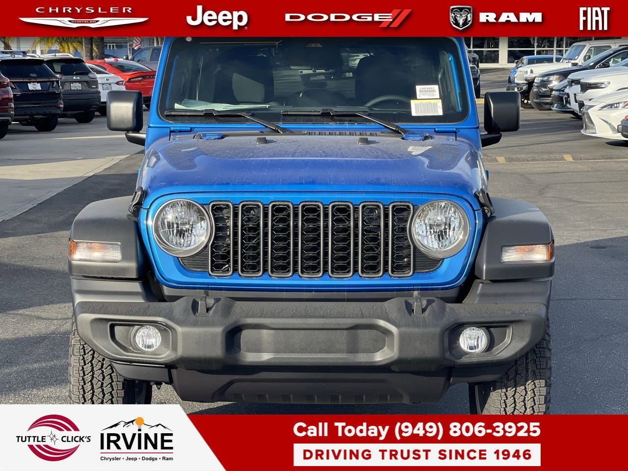 New 2026 Hydro Blue Pearlcoat Jeep Sport S image 2