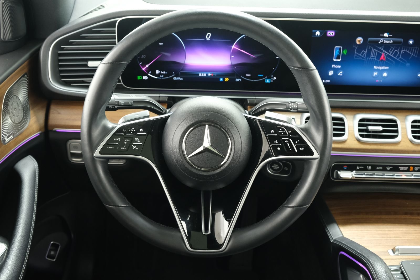 Used 2024 Obsidian Black Metallic Mercedes-Benz GLE 450 image 12