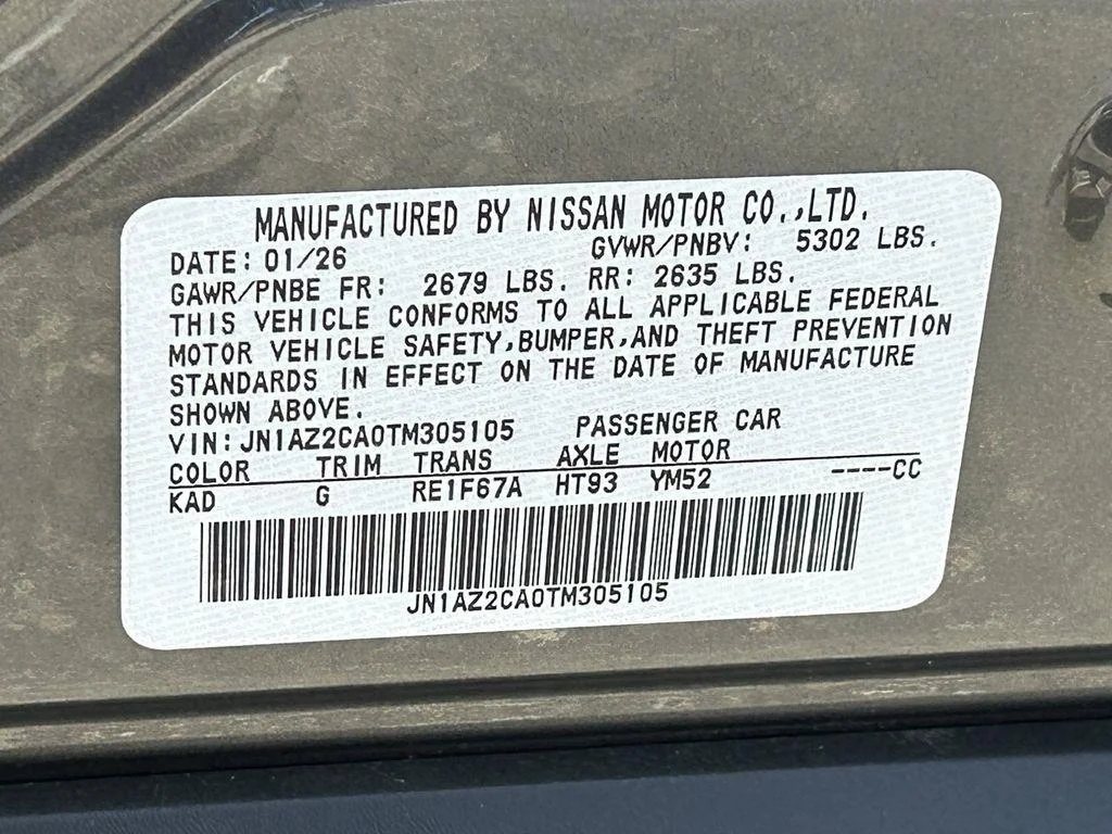 New 2026 Gun Metallic Nissan SV+ image 22