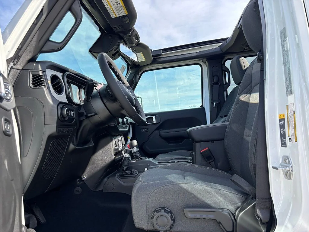 New 2026 Bright White Clear Coat Jeep 4-Door Sport S 4x4 image 8