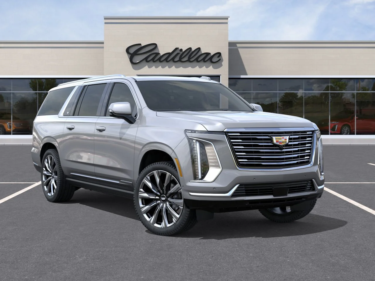New 2027 Argent Silver Metallic Cadillac Platinum Luxury image 7