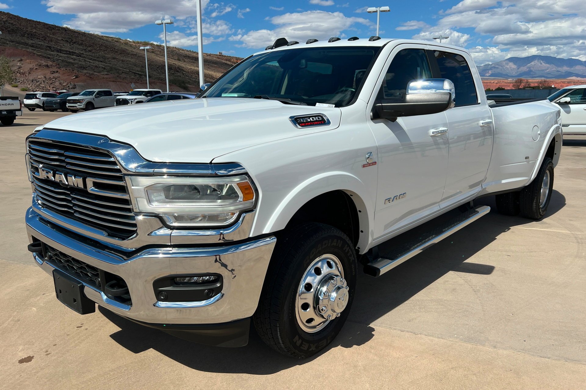Certified Used 2021 Bright White Clearcoat Ram Laramie image 1