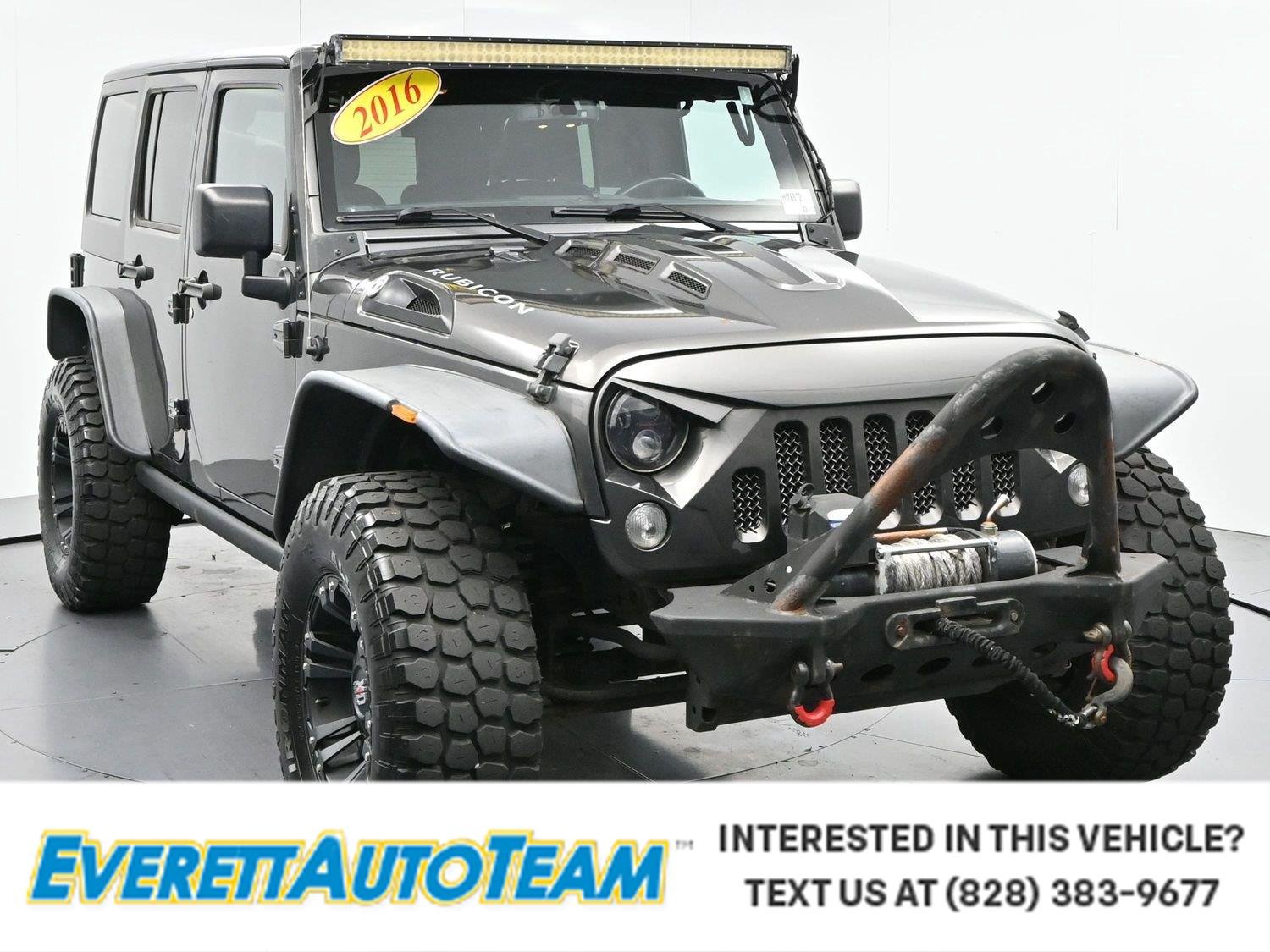 Used 2016 Granite Crystal Metallic Jeep Rubicon image 1