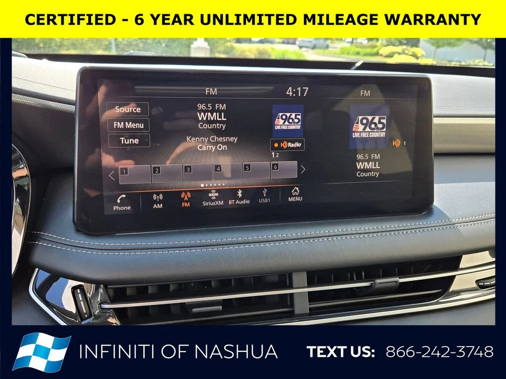Certified Used 2023 White INFINITI LUXE image 26