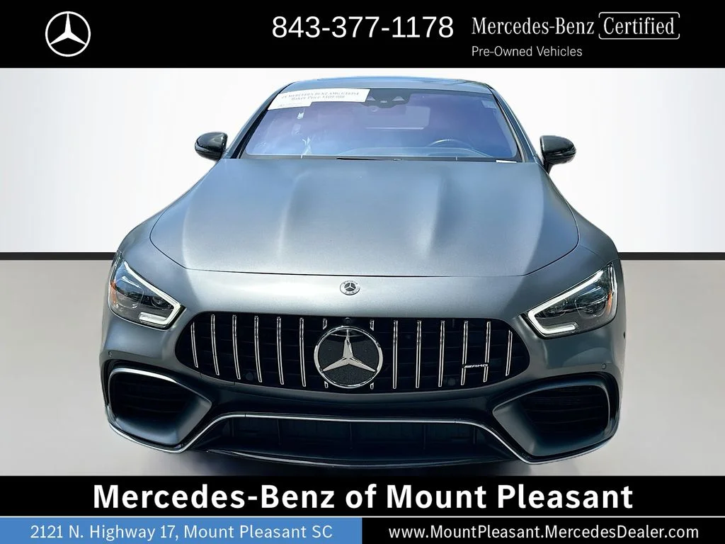 Certified Used 2021 designo Selenite Gray Magno Mercedes-AMG S image 2