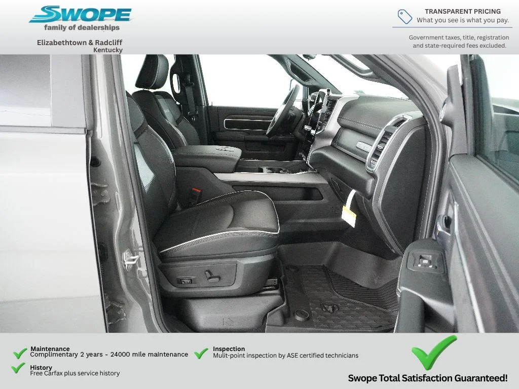 New 2026 Ceramic Gray Clear-Coat Exterior Paint RAM Laramie image 10