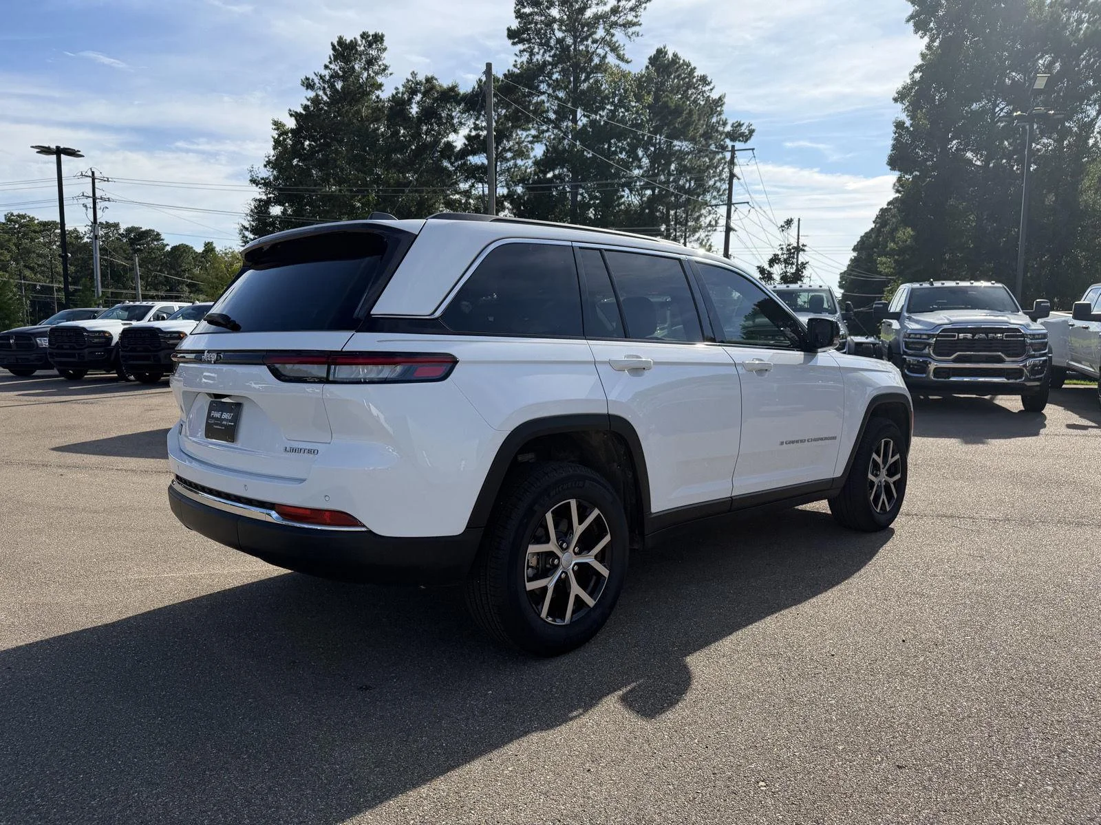 Used 2025 Bright White Clearcoat Jeep Limited image 6