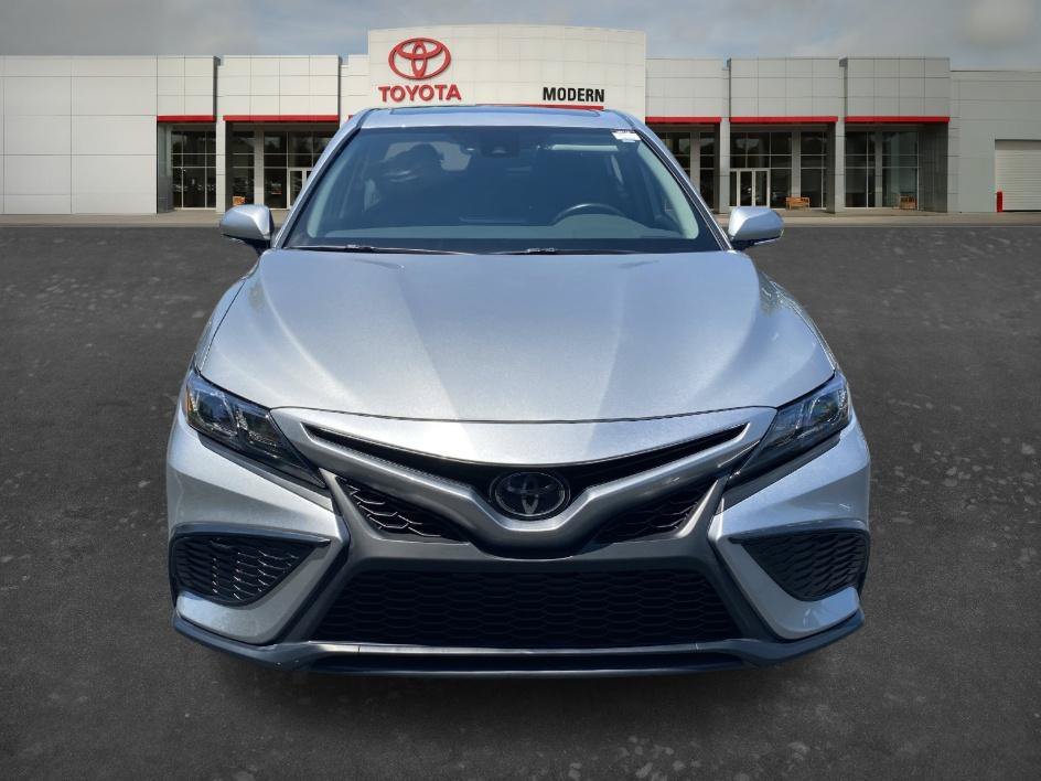 Used 2024 Celestial Silver Metallic Toyota SE image 2