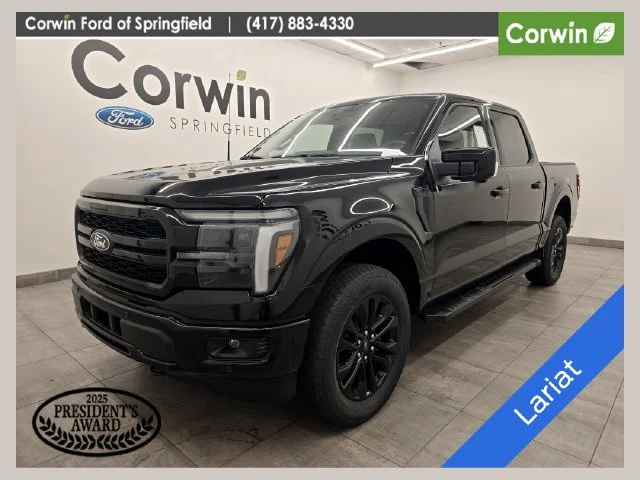 New 2026 Agate Black Metallic Ford Lariat® image 1