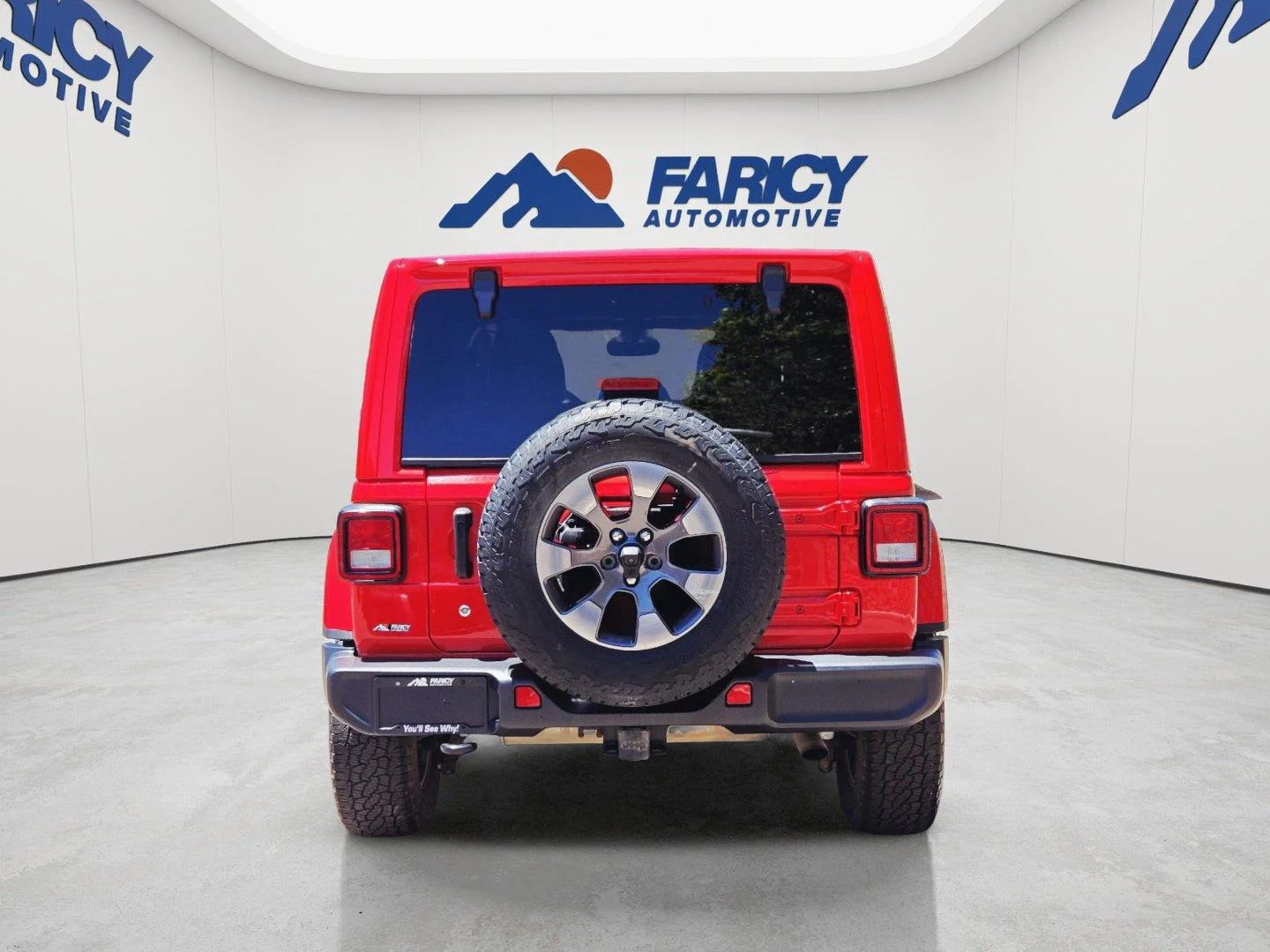 Used 2020 Firecracker Red Clearcoat Jeep Sahara image 8