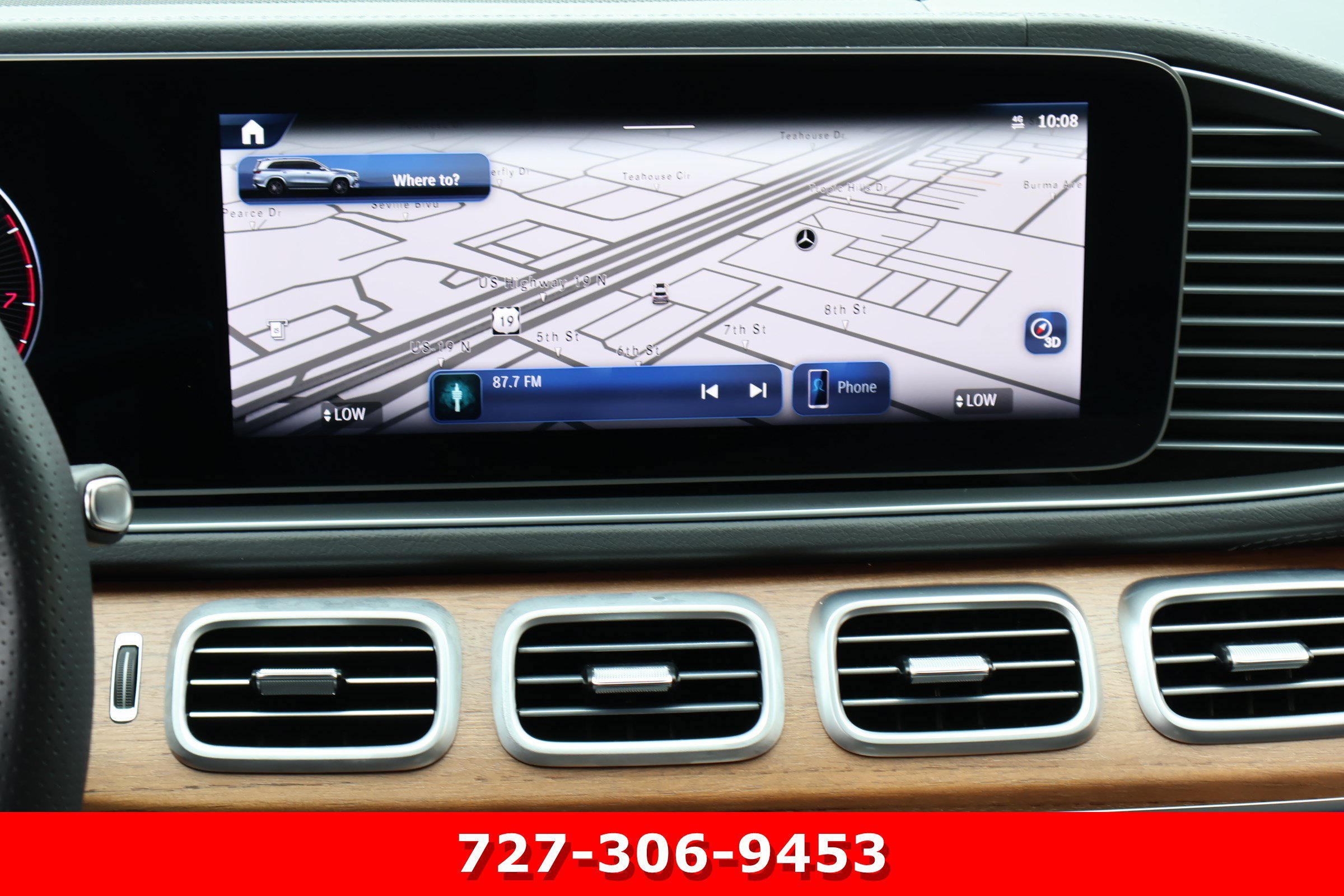 Certified Used 2025 Cirrus Silver Metallic Mercedes-Benz GLS 450 image 3