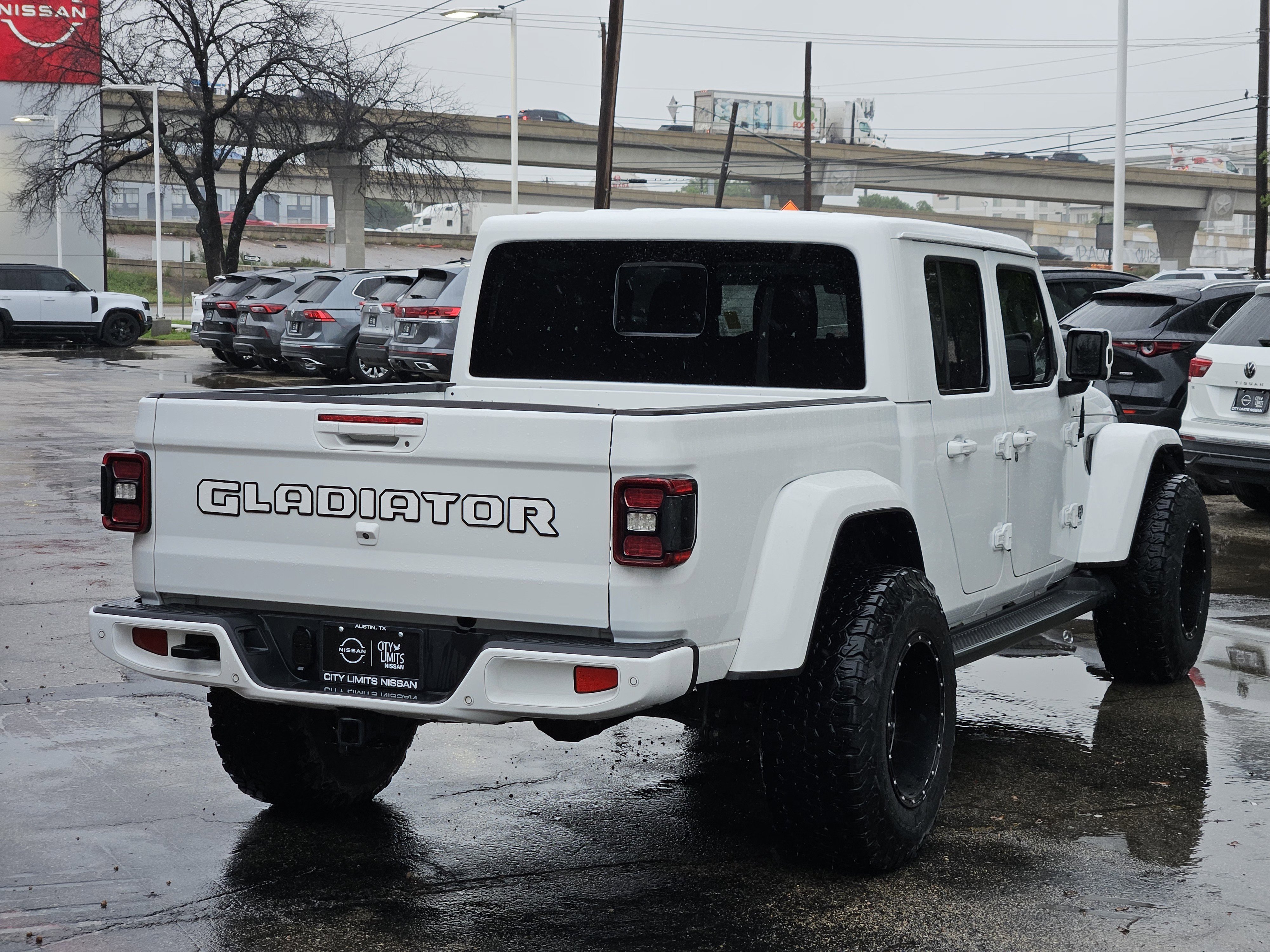 Used 2021 Bright White Clear Coat Jeep High Altitude image 7
