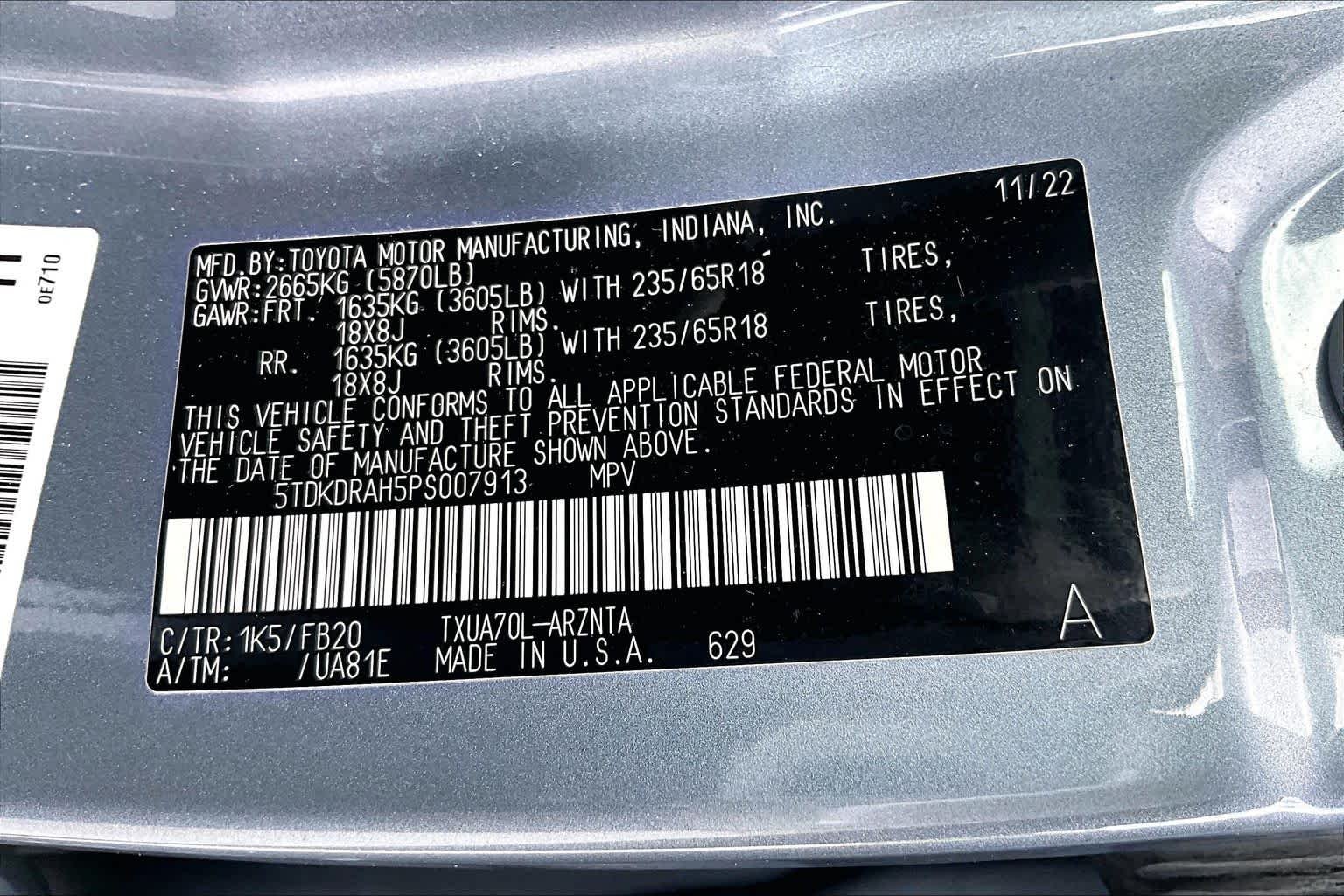 Used 2023 Moon Dust Toyota LE image 36