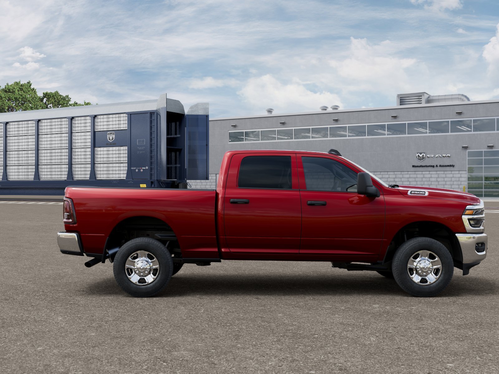 New 2026 Molten Red Pearl-Coat Exterior Paint RAM TRADESMAN image 12