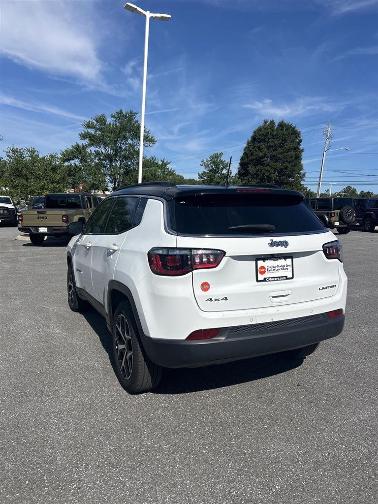 Used 2025 Bright White Clearcoat Jeep Limited image 6