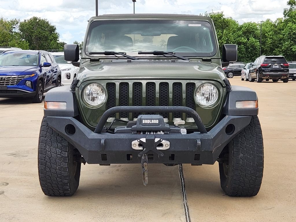 Used 2020 Sarge Green Clearcoat Jeep Sport image 2